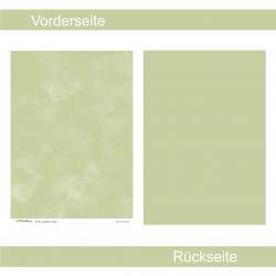 Pastellgrün wolkig - Designpapier